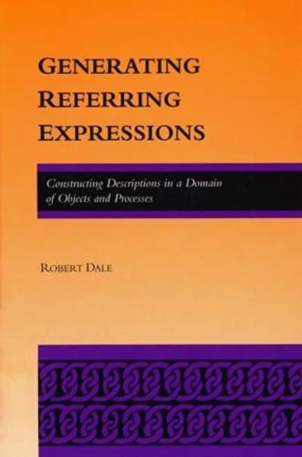 Generating Referring Expressions