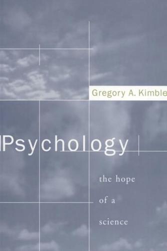 Psychology - The Hope of a Science