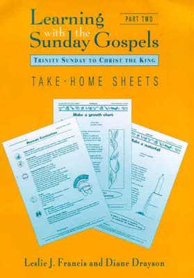 Learning With the Sunday Gospels. 2 Take-Home Sheets