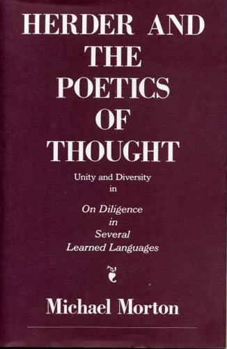 Herder and the Poetics of Thought