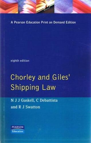 Chorley and Giles' Shipping Law