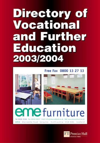 Directory of Vocational and Further Education 2003/2004