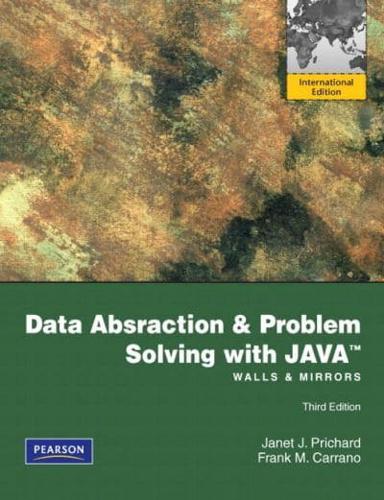 Data Abstraction & Problem Solving With Java