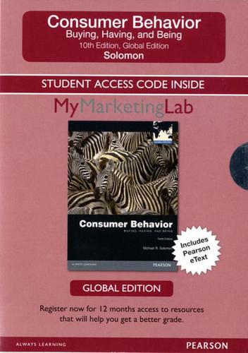 Student Access Card for Consumer Behavior: Global Edition