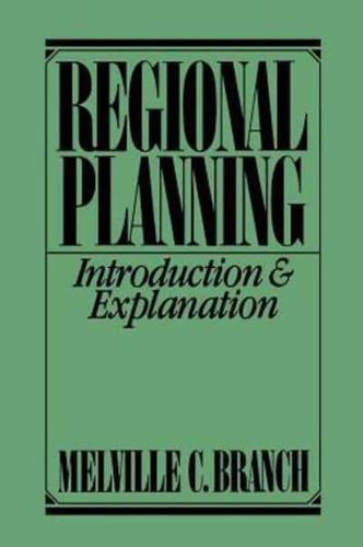 Regional Planning: Introduction and Explanation