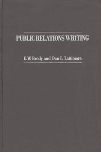 Public Relations Writing