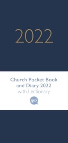 Church Pocket Book and Diary 2022 Soft-Tone Midnight Blue