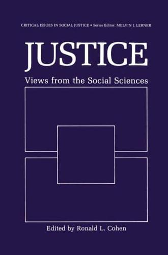 Justice : Views from the Social Sciences