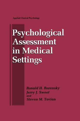 Psychological Assessment in Medical Settings