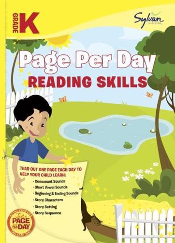 Kindergarten Page Per Day: Reading Skills Kindergarten