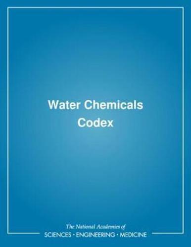 National Academy Press: Water Chemicals Codex