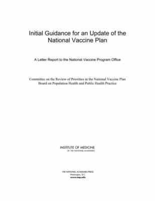 Initial Guidance for an Update of the National Vaccine Plan