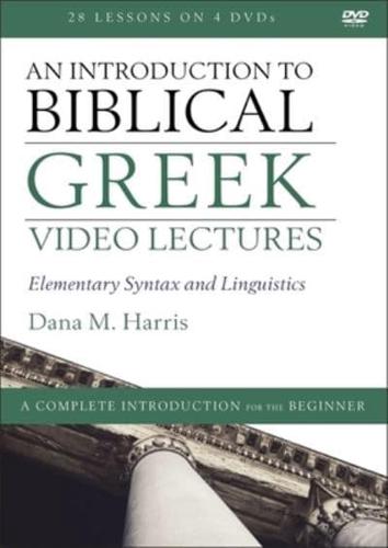 An Introduction to Biblical Greek Video Lectures