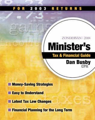 Zondervan 2004 Minister's Tax and Financial Guide