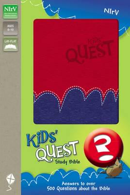 NIrV Kid's Quest Study Bible Red/Blue