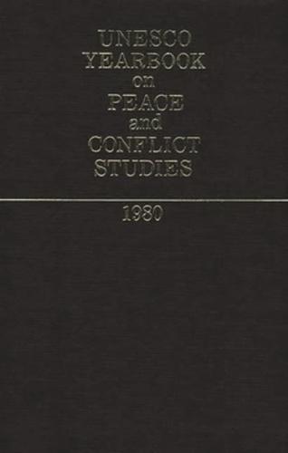 Unesco Yearbook on Peace and Conflict Studies 1980.
