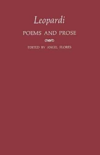 Leopardi: Poems and Prose