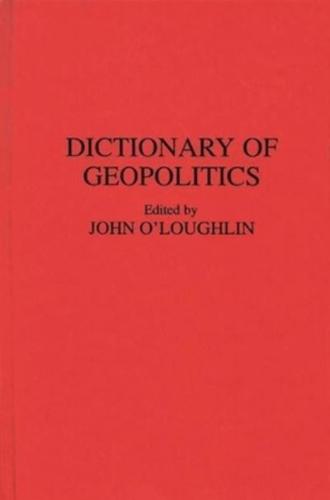 Dictionary of Geopolitics