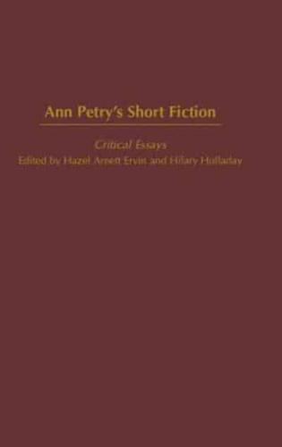 Ann Petry's Short Fiction: Critical Essays