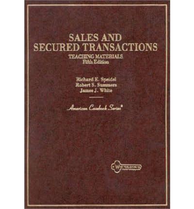 Sales and Secured Transactions