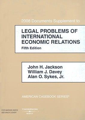 Legal Problems of International Economic Relations Supplement