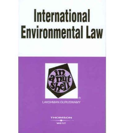 International Environmental Law in a Nutshell