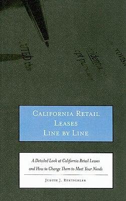 California Retail Leases Line by Line