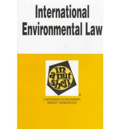 International Environmental Law in a Nutshell