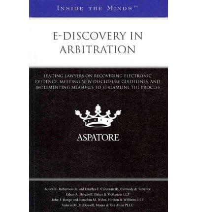e-Discovery in Arbitration