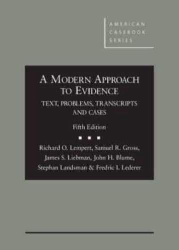 A Modern Approach to Evidence