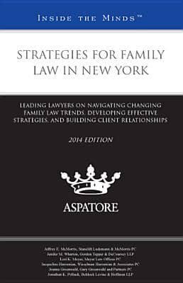 Strategies for Family Law in New York 2014