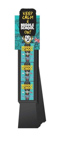 Middle School: From Hero to Zero 9C Solid Floor Display - Indiea CTB