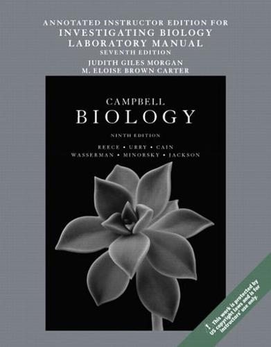 Annotated Instructor's Edition for Investigating Biology
