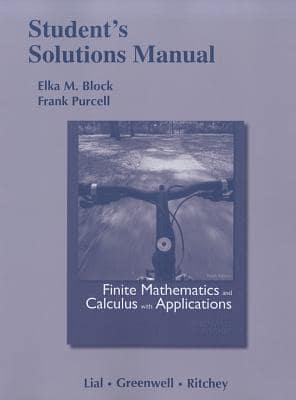 Student Solutions Manual for Finite Mathematics and Calculus With Applications, 9th Edition
