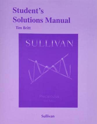 Student's Solutions Manual for Precalculus