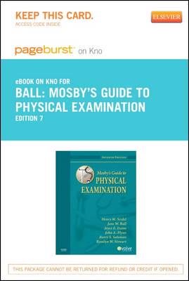 Mosby's Guide to Physical Examination Pageburst on Kno Retail Access Code