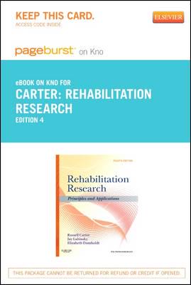Rehabilitation Research Pageburst on Kno Retail Access Code