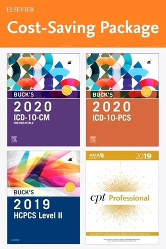 Buck's 2020 ICD-10-CM Hospital Edition, Buck's 2020 ICD-10-PCs Edition, 2019 HCPCS Professional Edition and AMA 2019 CPT Professional Edition Package