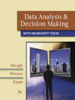 Data Analysis & Decision Making With Microsoft Excel