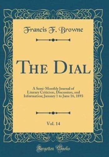 The Dial, Vol. 14