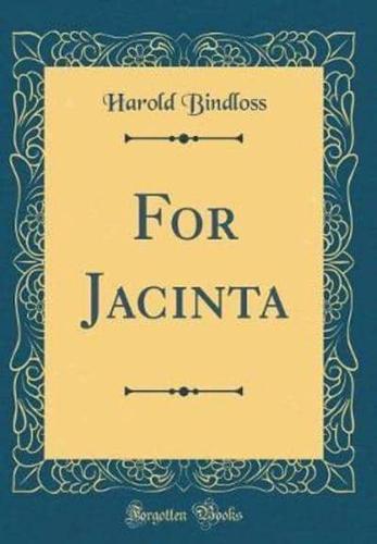 For Jacinta (Classic Reprint)