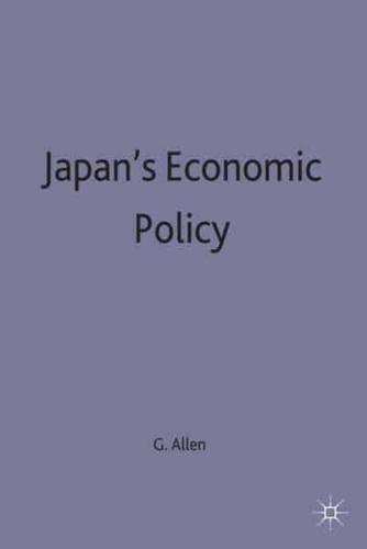 Japan's Economic Policy