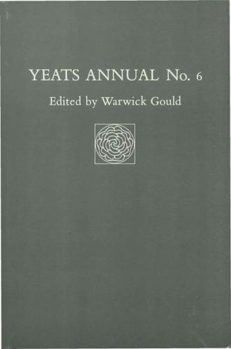 Yeats Annual No 6