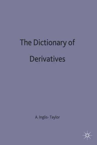 Dictionary of Derivatives