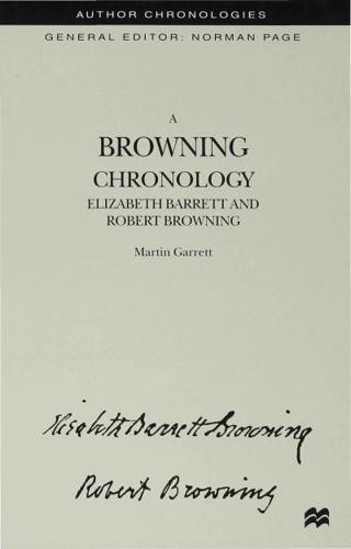 A Browning Chronology