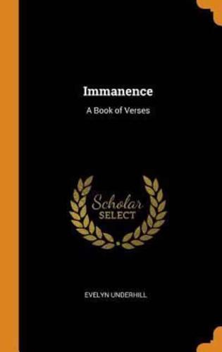 Immanence: A Book of Verses