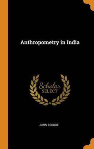 Anthropometry in India