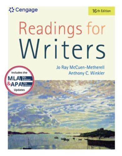 Readings for Writers With (APA Updates and MLA 2021 Update Card)