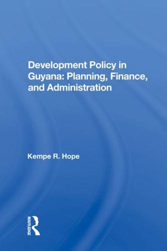 Development Policy In Guyana