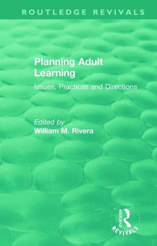 Planning Adult Learning